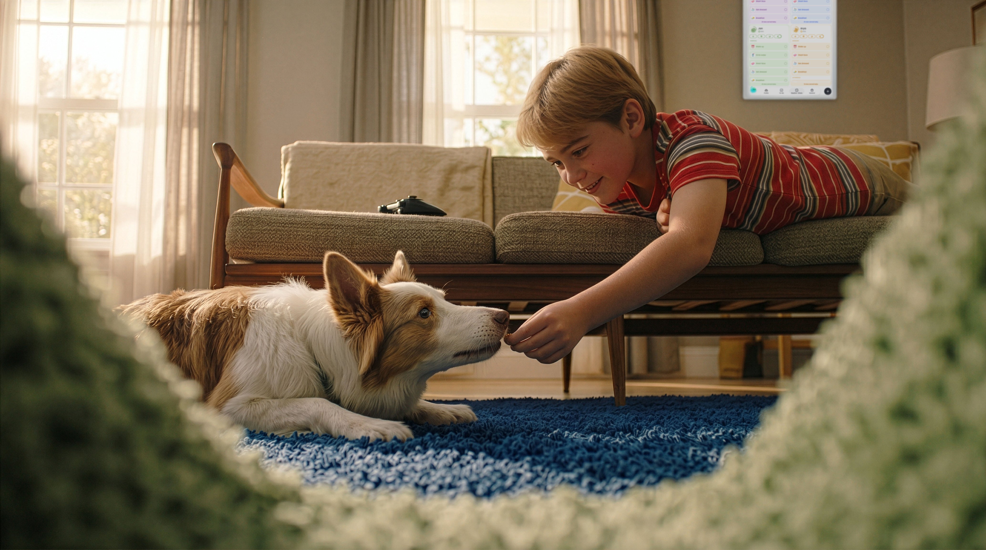 Cozyla digital calendar helps children always know what they need to do.