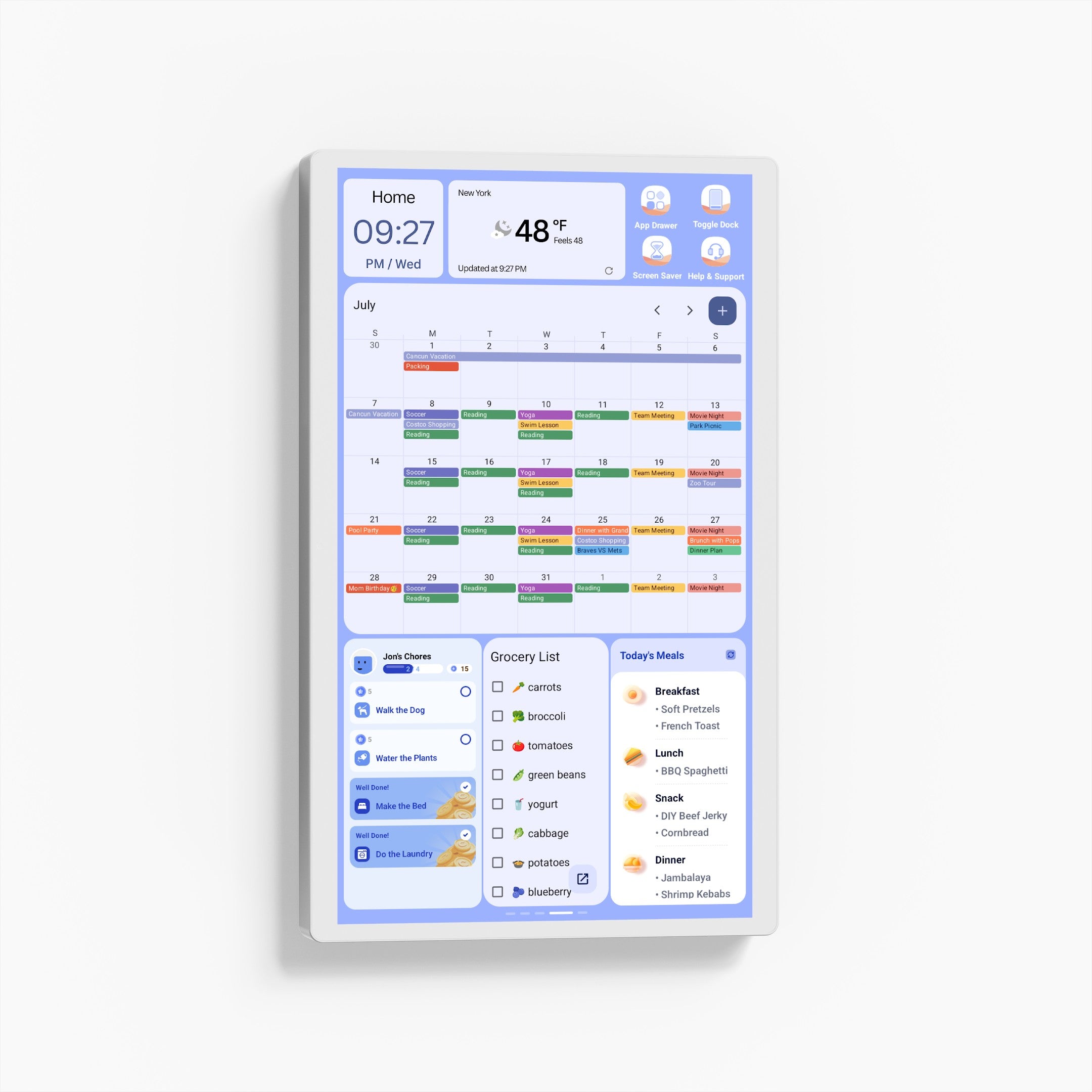 24" Cozyla Calendar+ 2
