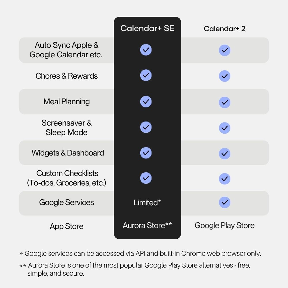 15.6" Cozyla Calendar+ SE