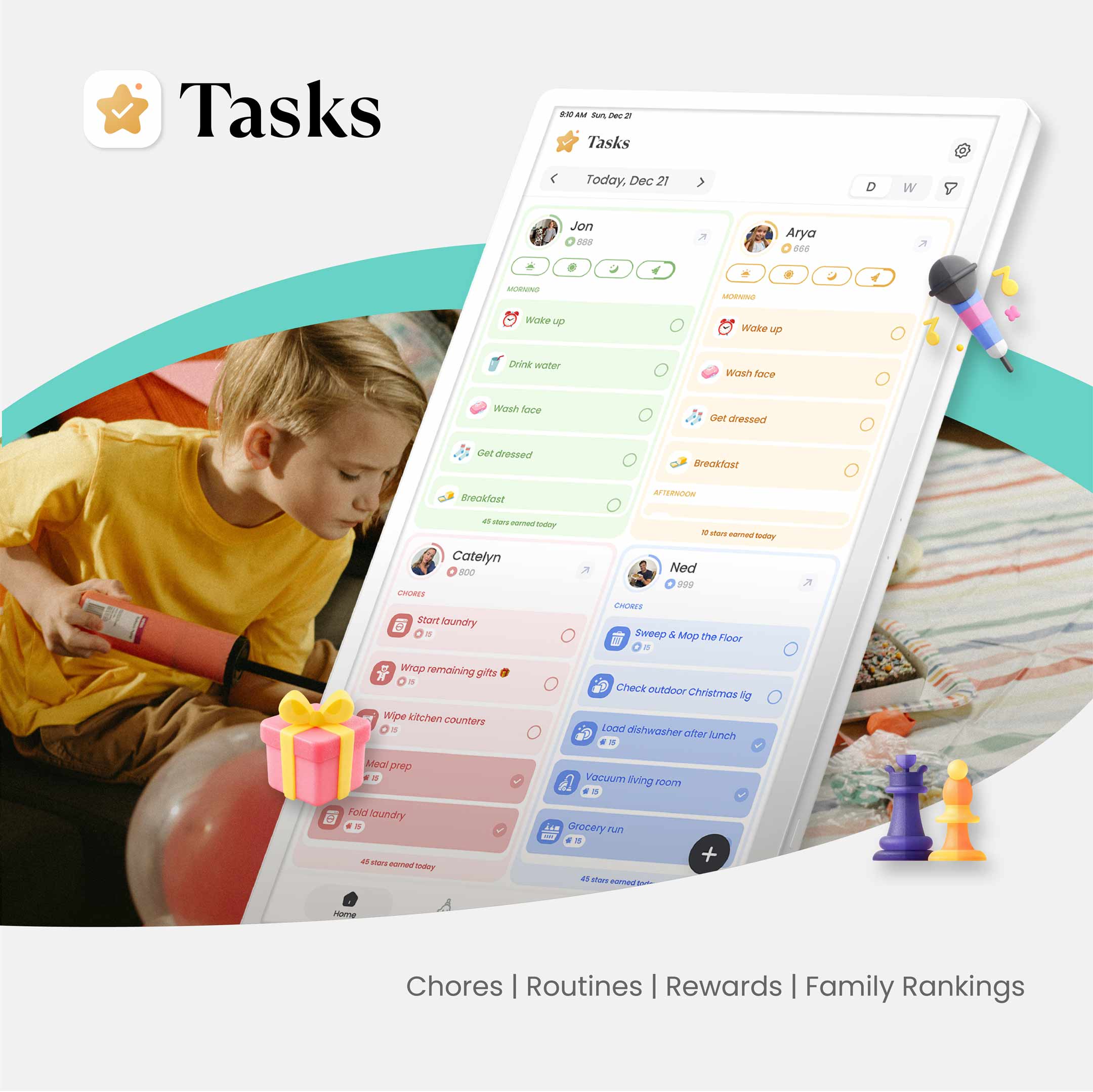 24" Cozyla Calendar+ 2