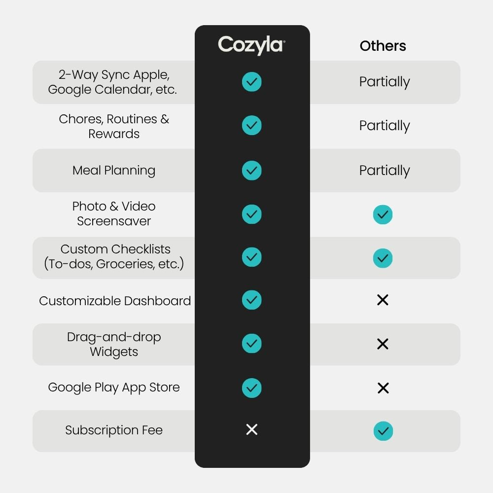 32" Cozyla Calendar+ 2