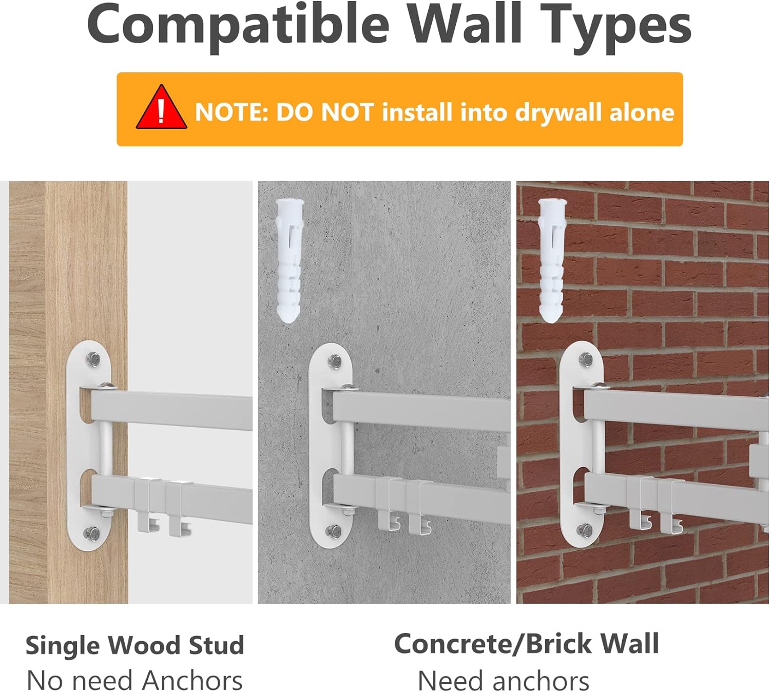 Full Motion Wall Mount with Extension Arm (Works with 15.6"/24")