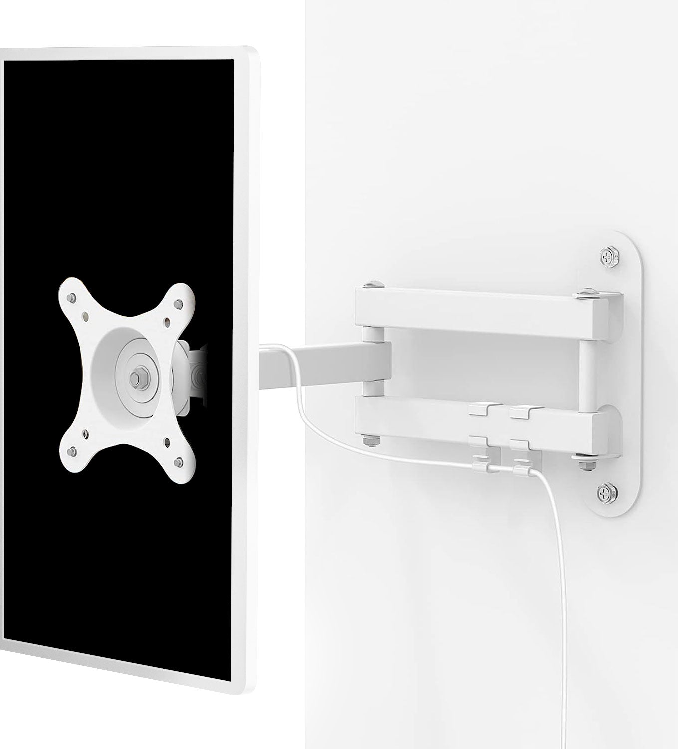 Full Motion Wall Mount with Extension Arm (Works with 15.6"/24")