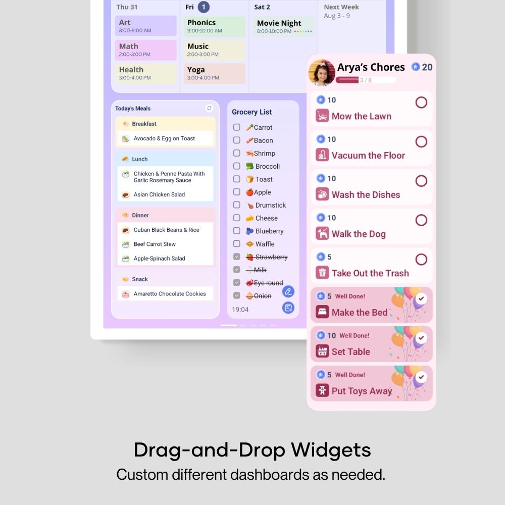 32" Cozyla Calendar+ 2