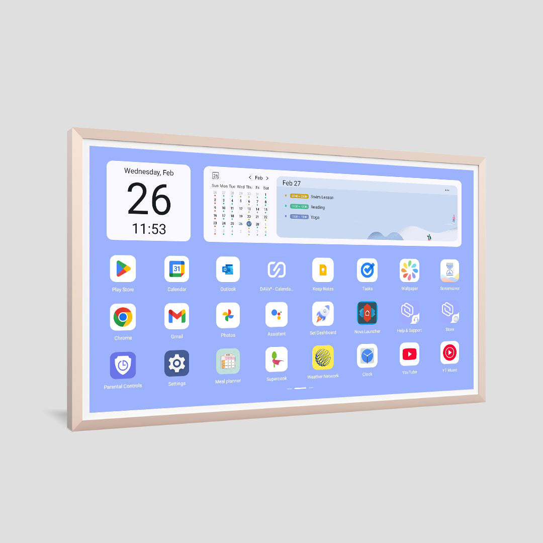 #Magnetic Frame for Calendar+ 2 (Color)_Rose Gold