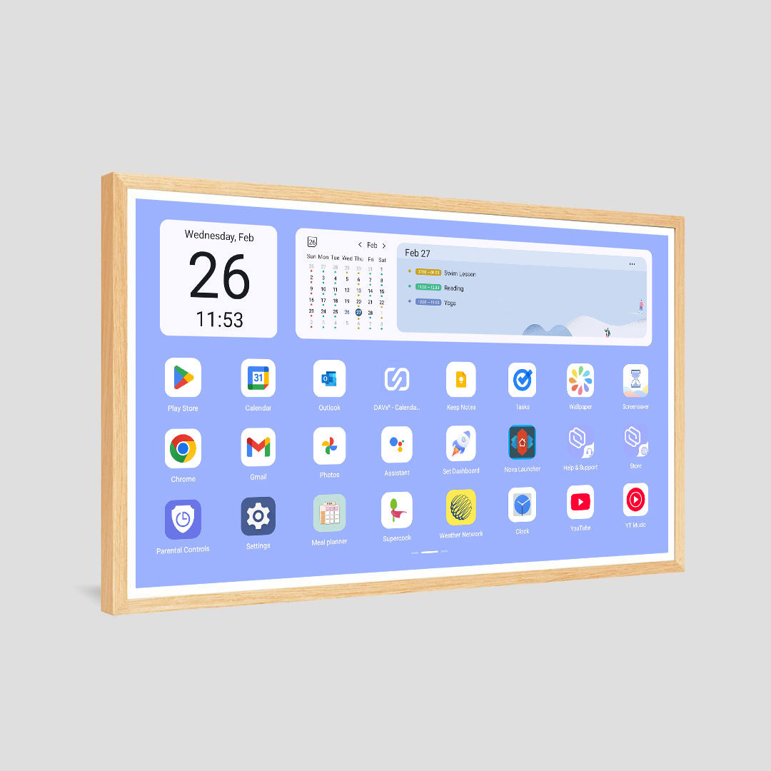 #Magnetic Frame for Calendar+ 2 (Color)_Woody