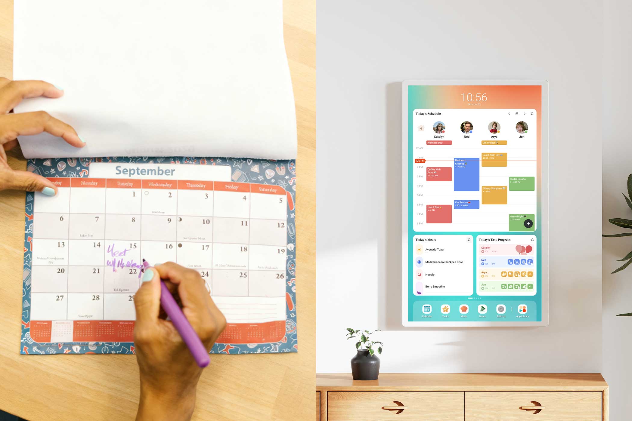 Paper Calendar Example From Paper Planners to Digital Calendars: How We Organize Our Lives Is ...
