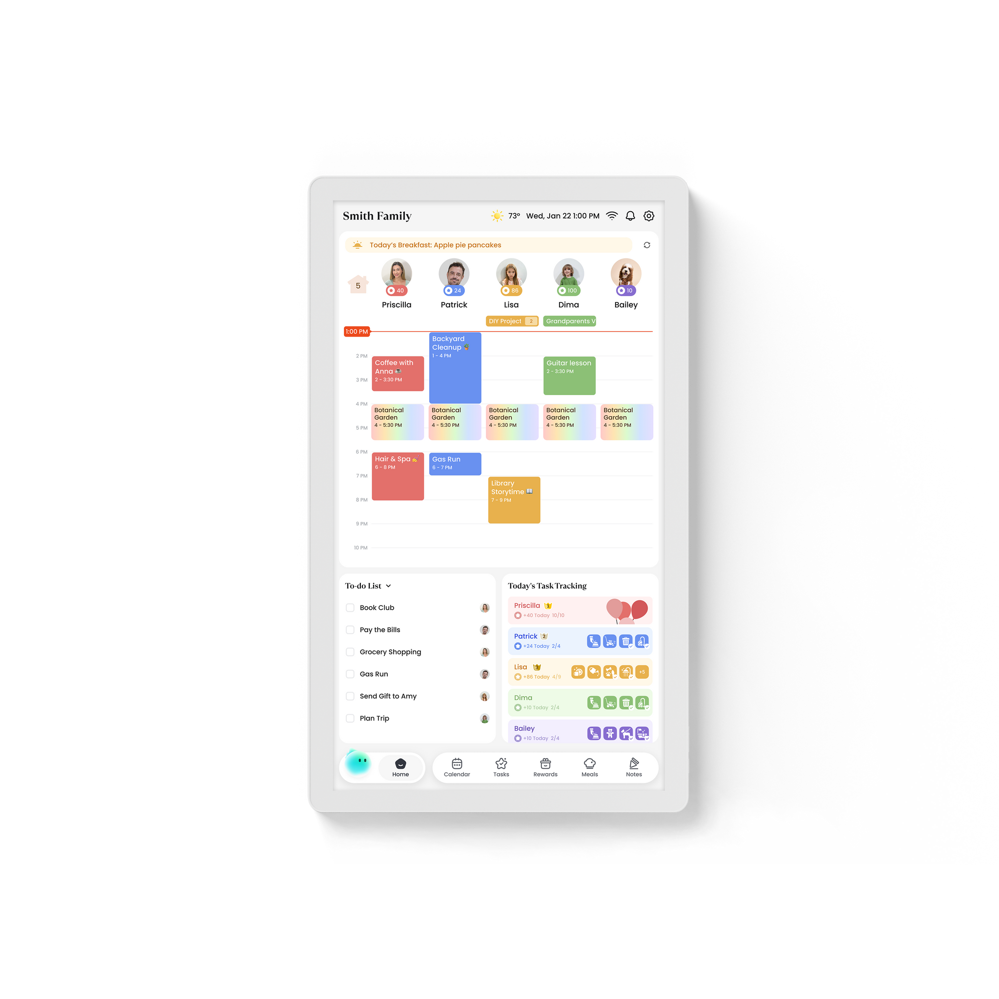 Calendar Neo interface