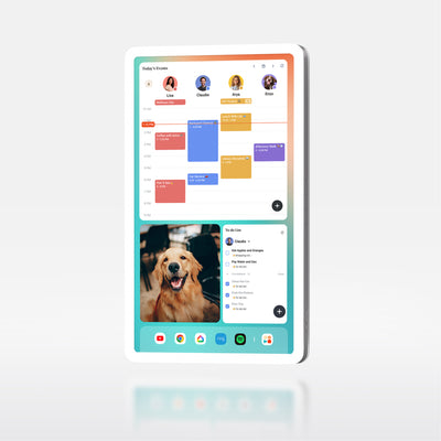 CozylaHome Calendar Plus 2, 32" Smart Digital Calendar, Touch Screen Wall Planner with AI Voice Agent, Chore Chart, Meal Planner and Wall Mount