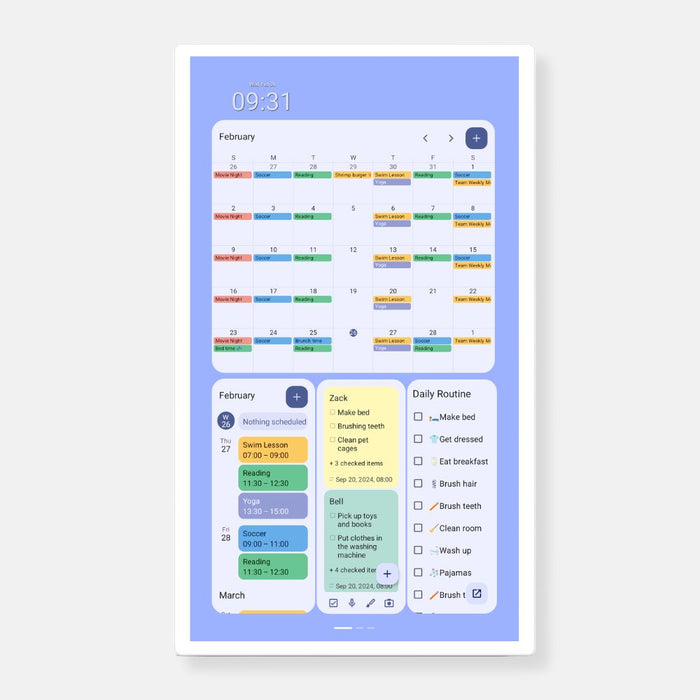 Cozyla Calendar+ 4K | The Best Family Calendar Smart Digital Calendar ...