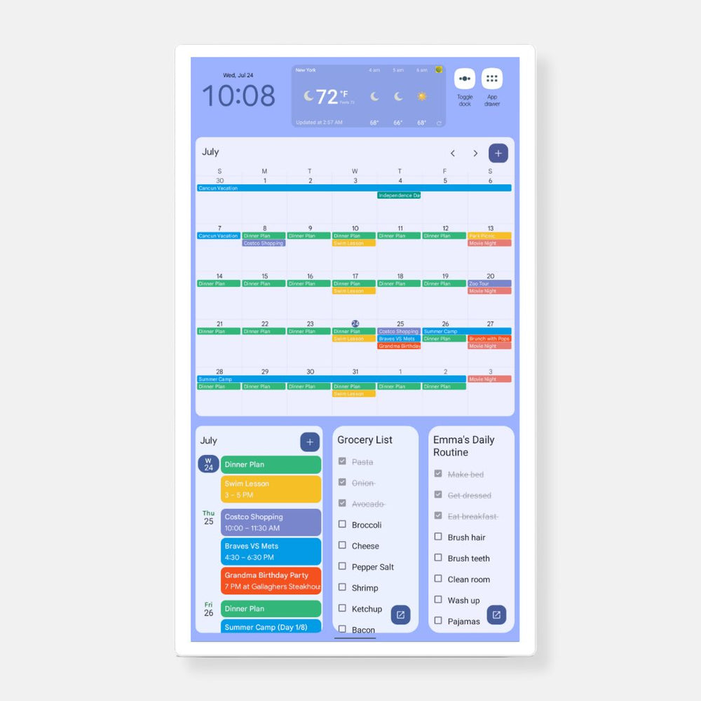Cozyla Calendar+ 2 | The Best Digital Calendar - Cozyla