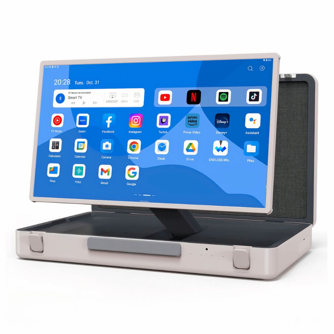 27" Briefcase Tablet FHD Smart Touchscreen Portable TV