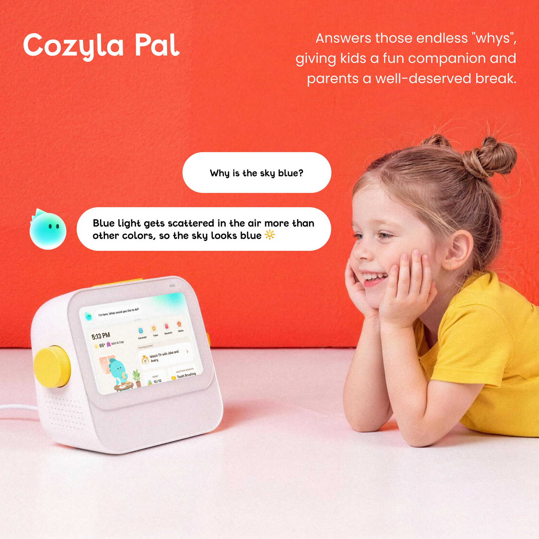 Cozyla smart routine helper with the Talk-to-wake agent