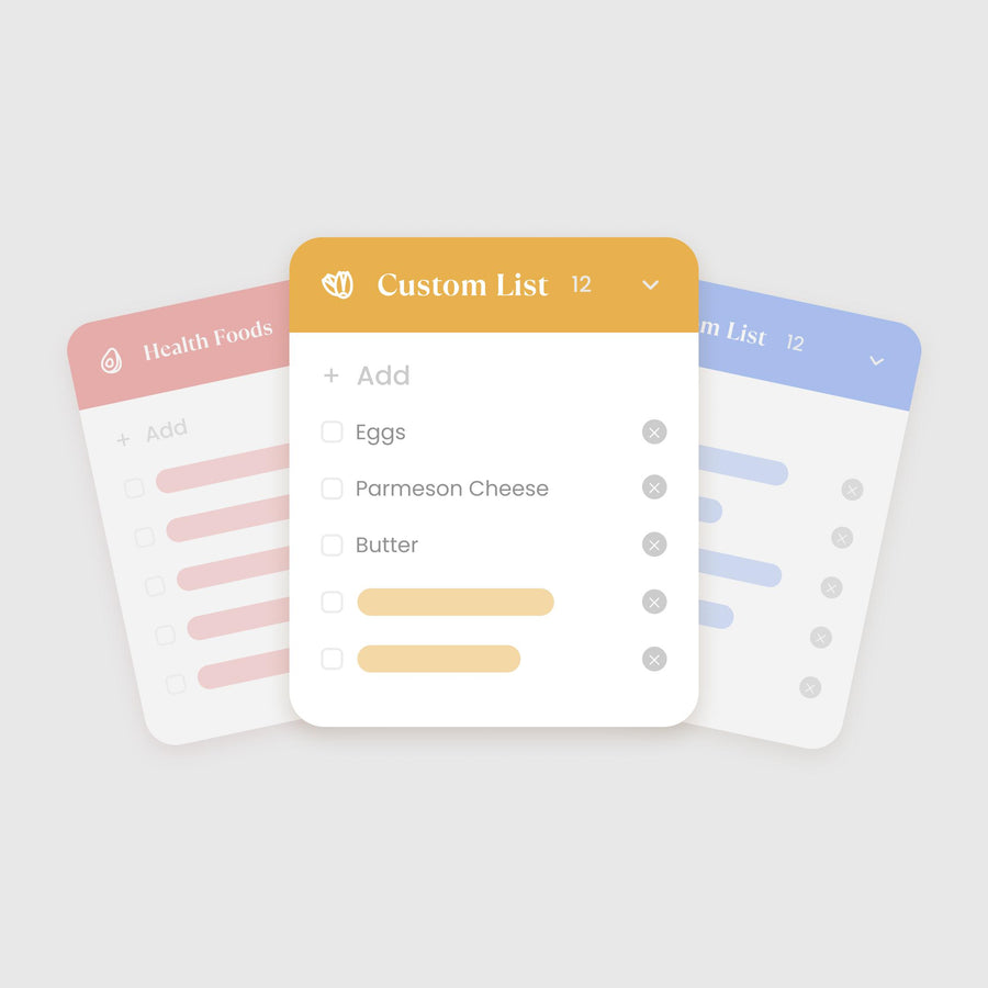 Grocery Lists