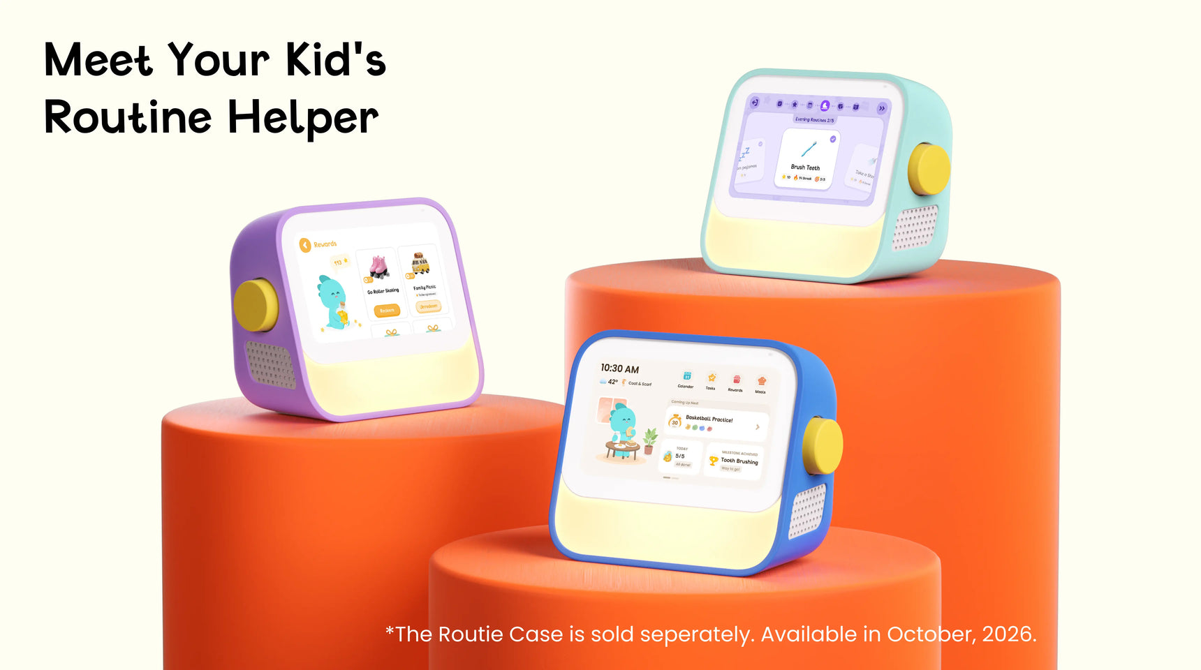 Kids' Routine Helper Cozyla Routie in three colors