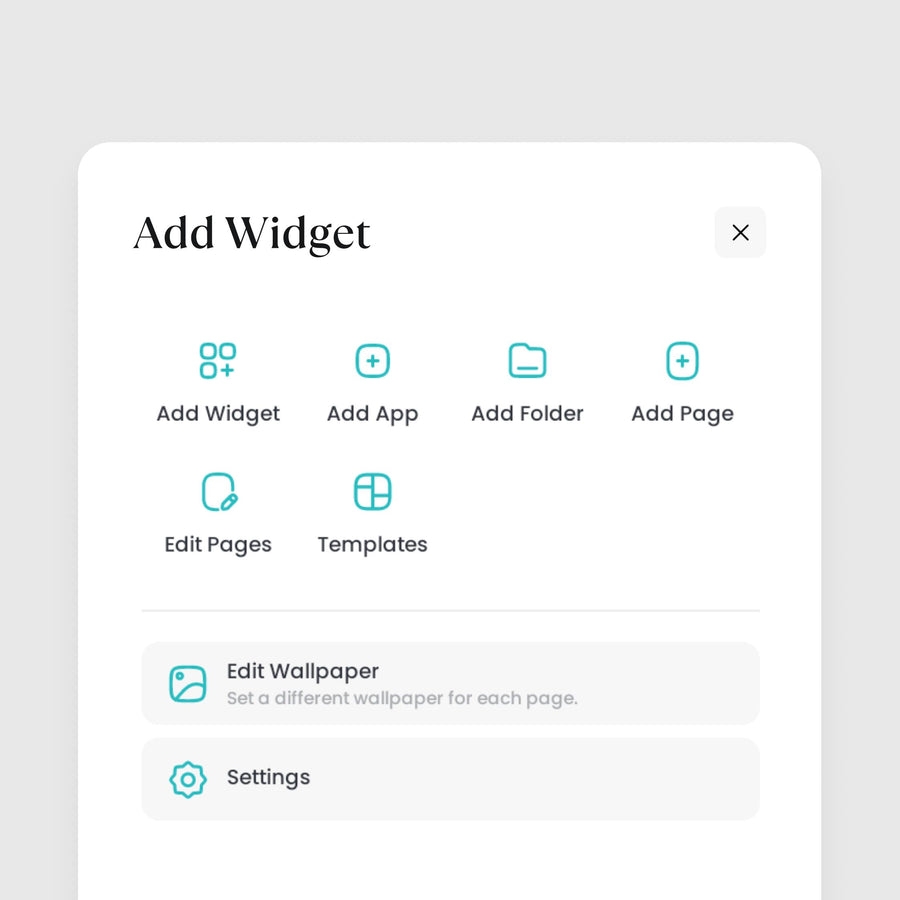 Layout Customization