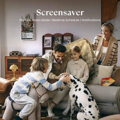24" Cozyla Calendar+ 2 with a customizable photo Screensaver feature