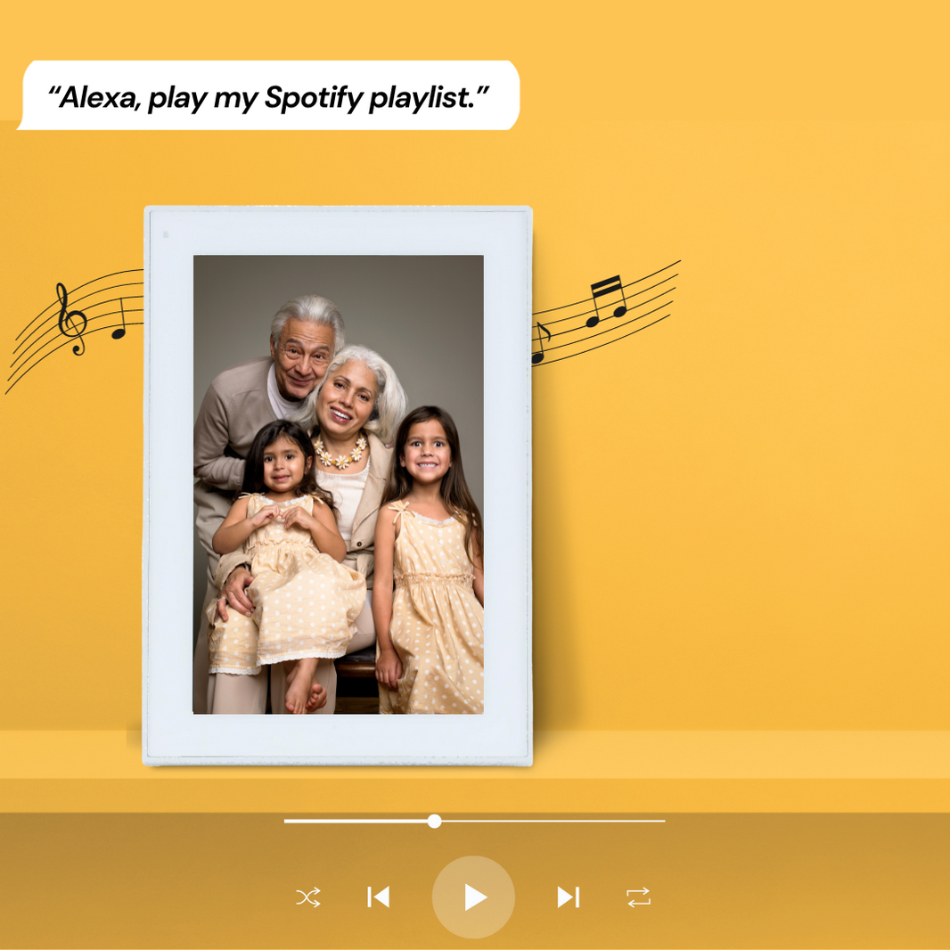 Cozyla Digital Picture Frame Sync Your Photos with one Click