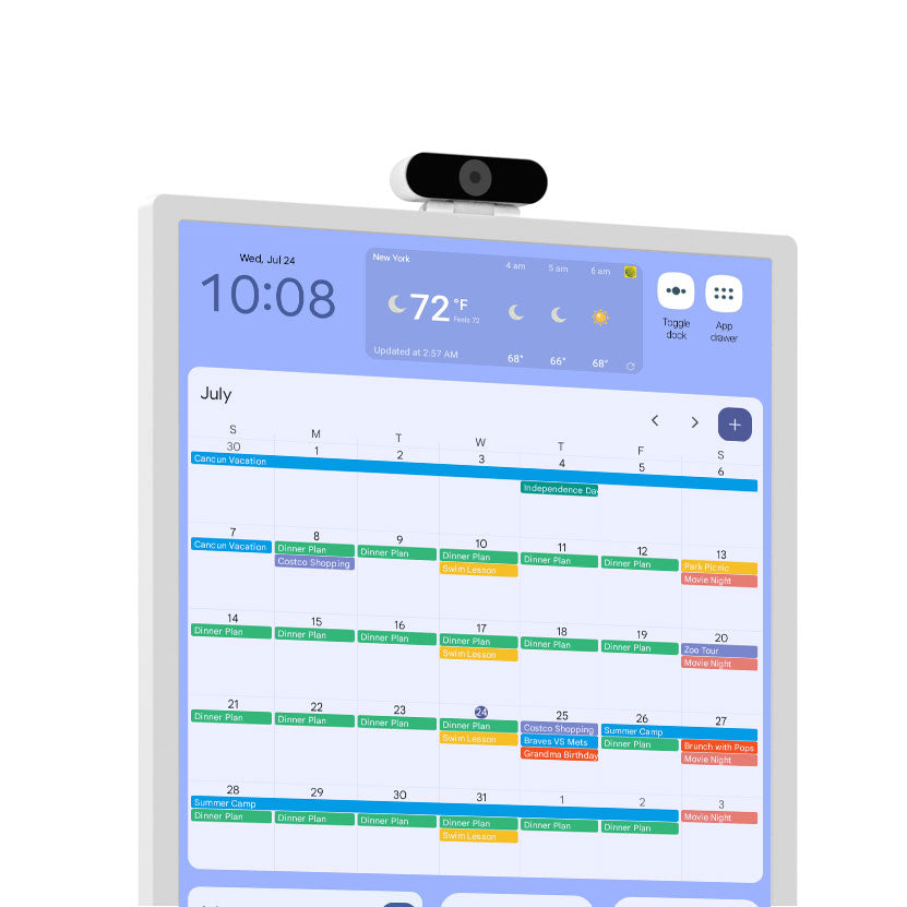 4K UHD Webcam Camera for Cozyla Calendar+